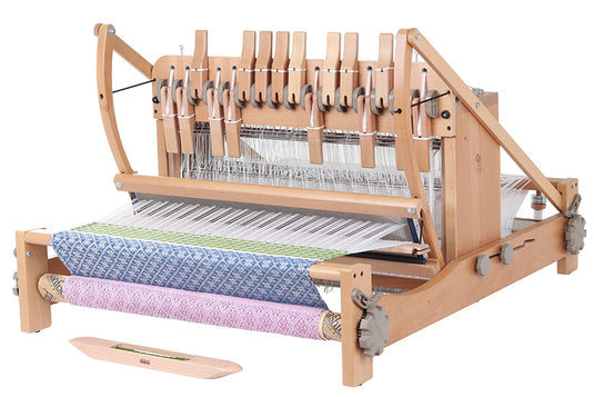 Ashford Table Loom Shuttle Race on Sixteen Shaft Loom