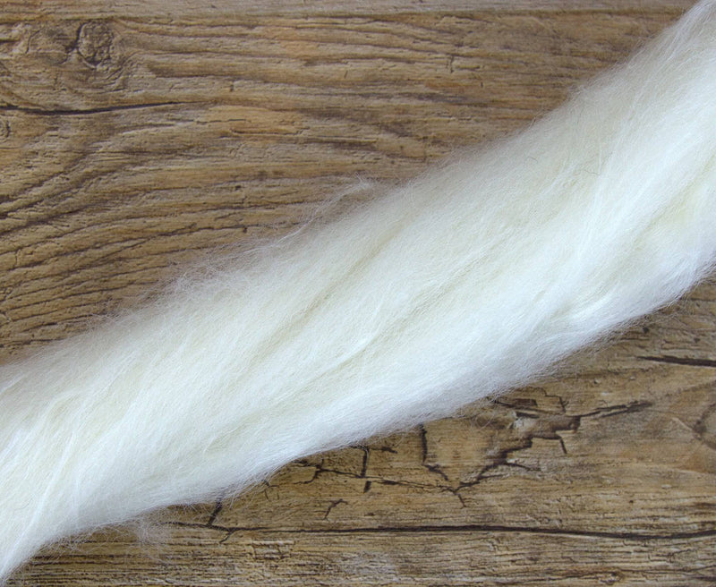 Load image into Gallery viewer, White Shetland Wool/Tussah Silk Blend
